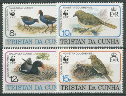 Tristan Da Cunha 1991 WWF Naturschutz Vögel Goughteichhuhn 513/16 Postfrisch - Tristan Da Cunha