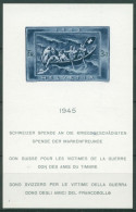 Schweiz 1945 Spende An Die Kriegsgeschädigten Block 11 Postfrisch (C28195) - Blokken