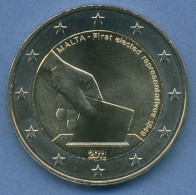 Malta 2 Euro 2011 Abgeordnetenwahl 1849, Vz/st (m4912) - Malta