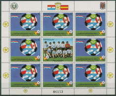 Paraguay 1982 Fußball-WM Spanien Flaggen Kleinbogen 3534 K Postfrisch (C95550) - Paraguay