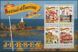 Jersey 1990 Tourismus Veranstaltungen Block 5 Postfrisch (C90813) - Jersey