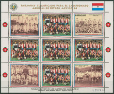 Paraguay 1986 Fußball-WM Mexiko Kleinbogen 3983 K Postfrisch (C95559) - Paraguay