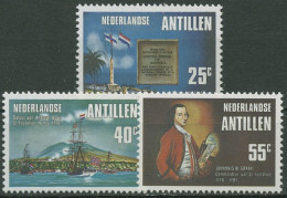 Niederländische Antillen 1976 Salutschüsse St. Eustasius 320/22 Postfrisch - Niederländische Antillen, Curaçao, Aruba