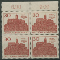 Bund 1967 M. Luther Thesenanschlag Wittenberg 544 4er-Block Postfrisch (R80001) - Nuovi