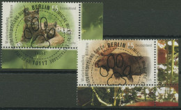 Bund 2012 Wildtiere Nordluchs Elch 2913/14 Ecke 4 TOP-ESST Berlin (E3962) - Used Stamps