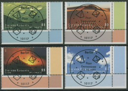 Bund 2011 Post: Die Vier Elemente 2852/55 Ecke 4 Mit TOP-ESST Berlin (E3942) - Used Stamps