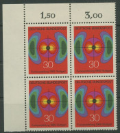 Bund 1969 Nat. Funkausstellung 599 4er-Block Ecke 1 Postfrisch (R80034) - Nuovi