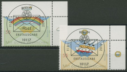 Bund 2010 Post: Grußmarken 2786/87 Ecke 2 Mit TOP-ESST Berlin (E3908) - Used Stamps