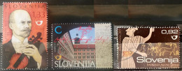 SLOVENIA 2011 Music, History & Archaeology 3 Postally Used Stamps MICHEL # 902,912,925 - Slovenia