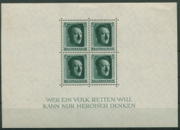 Deutsches Reich 1937 48. Geburtstag A. Hitler Block 7 Mit Falz - Bloques