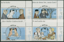 Bund 2011 Wohlfahrt Loriot 2836/39 Ecke 2 Mit TOP-ESST Berlin (E3934) - Used Stamps