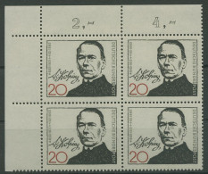 Bund 1965 Adolf Kolping 477 4er-Block Ecke 1 Postfrisch (R80020) - Unused Stamps