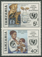 Tansania 1988 125 Jahre Internationales Rotes Kreuz 463/64 Postfrisch - Tanzania (1964-...)