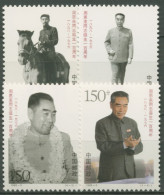 China 1998 Politiker Zhou Enlai 2892/95 Postfrisch - Nuevos