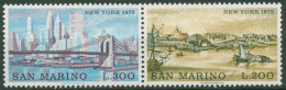 San Marino 1973 Weltstädte New York 1025/26 ZD Postfrisch - Neufs