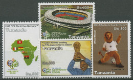 Tansania 2006 Fußball-WM In Deutschland 4342/45 Postfrisch - Tanzania (1964-...)