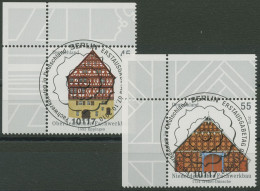 Bund 2010 Fachwerkbauten 2823/24 Ecke 1 Mit TOP-ESST Berlin (E3925) - Used Stamps