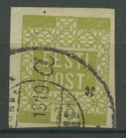 Estland 1919 Wertzahl Blumenmuster 4 Gestempelt - Estonia