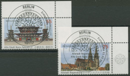 Bund 2011 UNESCO Stadt Nara U. Regensburg 2844/45 Ecke 2 TOP-ESST Berlin (E3937) - Used Stamps