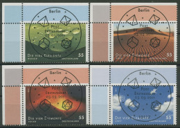 Bund 2011 Post: Die Vier Elemente 2852/55 Ecke 1 Mit TOP-ESST Berlin (E3940) - Used Stamps