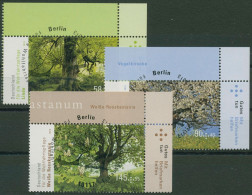 Bund 2013 Wohlfahrt Blühende Bäume 2980/82 Ecke 2 Mit TOP-ESST Berlin (E3977) - Used Stamps