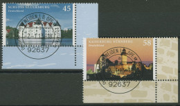 Bund 2013 Burgen Und Schlösser 2972/73 Ecke 4 Mit TOP-Stempel (E3973) - Used Stamps