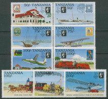 Tansania 1991 STAMP WORLD LONDON 150 Jahre Briefmarken 754/62 Postfrisch - Tanzania (1964-...)