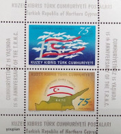 Northern Cyprus 1998, 35 Years Of State Radio And Television Broadcaster, MNH S/S - Ungebraucht
