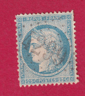 N°60 GC 4299 VISAN VAUCLUSE COTE 120€ SUR BLEU BRIEFMARKEN STAMP FRANCE - 1871-1875 Cérès