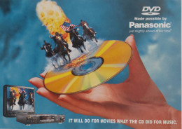 Carte Postale (Tower Records) DVD Panasonic (charge De Cavaliers) It Will Do For Movies What The CD Did For Music - Advertising