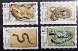 Northern Cyprus 1999, Snakes, MNH Stamps Set - Ungebraucht