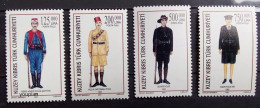 Northern Cyprus 2001, Police Uniforms, MNH Stamps Set - Neufs