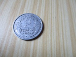 France - 2 Francs Morlon 1950 Alu.N°308. - 2 Francs