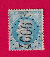 N°60 GC 4606 DURNENACH HAUT RHIN HAUTES ALPES COTE 130€ SUR BLEU BRIEFMARKEN STAMP FRANCE - 1863-1870 Napoléon III Lauré