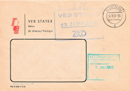 DDR Brief ZKD 1965 VEB STATEX Ilmenau - Zentraler Kurierdienst