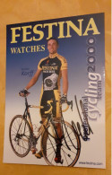 Autographe Andre Korff Festina Watches 2000 - Ciclismo