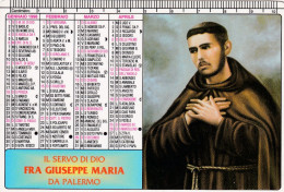 Calendarietto - Il Servo Di Dio Fra Giuseppe Maria Da Palermo - Anno 1998 - Petit Format : 1991-00