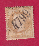 N°28 GC 4799 ST VINCENT DE REINS RHONE COTE 180€ SUR BLEU BRIEFMARKEN STAMP FRANCE - 1863-1870 Napoléon III Lauré