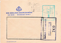 DDR Brief ZKD 1965 VEB Berliner Bremsenwerk - Zentraler Kurierdienst