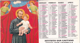 Calendarietto - Istituto San Gaetano - Opera Don Guanella - Milano - Anno 1998 - Petit Format : 1991-00