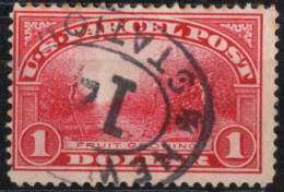 USA 1912 Parcel Stamps $ 1 Cancelled Fruit Growing - Reisgoedzegels