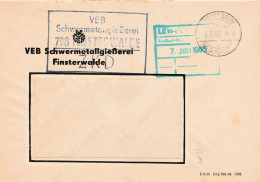 DDR Brief ZKD 1965 VEB Schwermetallgießerei Finsterwalde - Centrale Postdienst