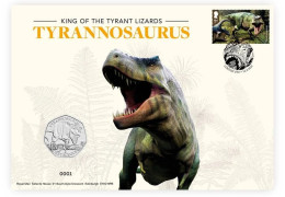 Great Britain United Kingdom UK 2024 Age Of The Dinosaurs T-Rex Coin Cover Big Unopened - Ohne Zuordnung