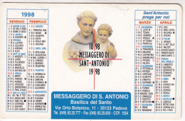 Calendarietto - Messaggero Di S.antonio - Basilica Del Santo - Padova - Anno 1998 - Petit Format : 1991-00