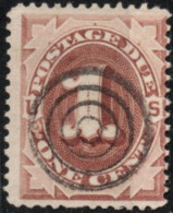 USA 1879 Postage Due 1 C Brown Cancelled - Strafport