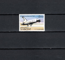 St. Vincent - Grenadines 1983 Space Shuttle Stamp MNH - América Del Norte