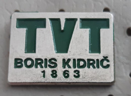 TVT Boris Kidric Maribor 1863 Locomotive Train Industry Slovenia Ex Yugoslavia Pin - Transports