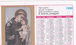 Calendarietto - Opera Francescana Della Carità Convento S.croce - San Antonio - Anno 1998 - Petit Format : 1991-00
