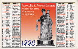 Calendarietto - Parrocchia S.pietro Al Carmine - Siracusa - Anno 1998 - Petit Format : 1991-00
