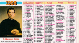 Calendarietto - S.giavanni Bosco - Editrice Elle Di Ci - Leumann - Torino - Anno 1998 - Petit Format : 1991-00